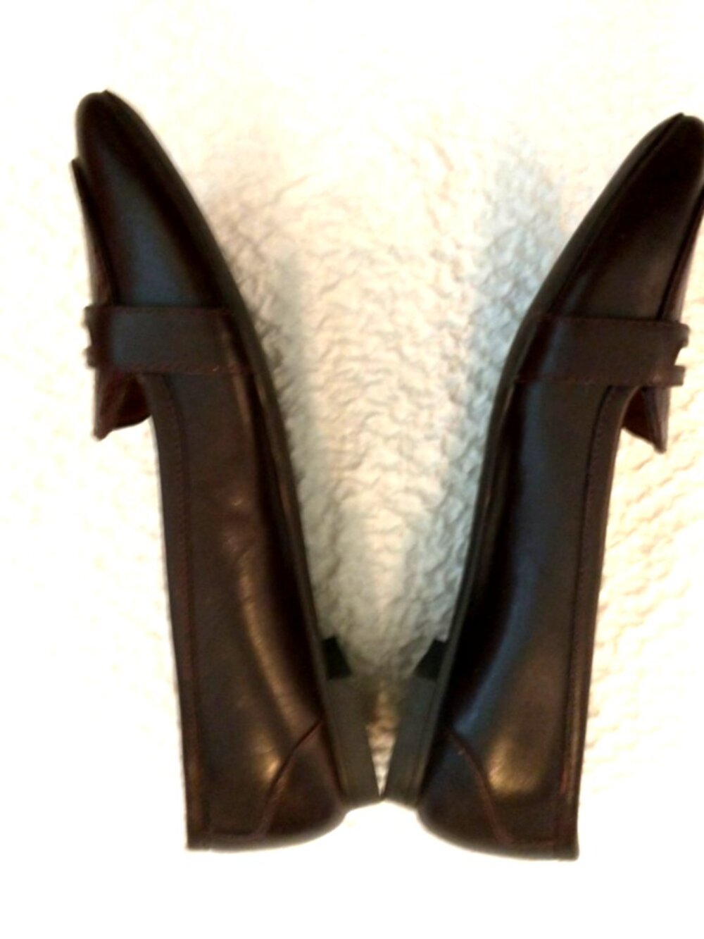 Vionic Savannah Leather Croc Print Loafers Arch Support Brown Pointed Toe - 7.5M - Picture 4 of 9